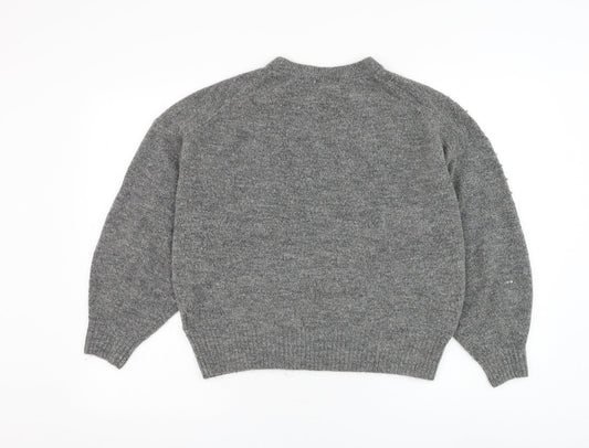Womens UK Size M H&M Grey Pullover Jumper