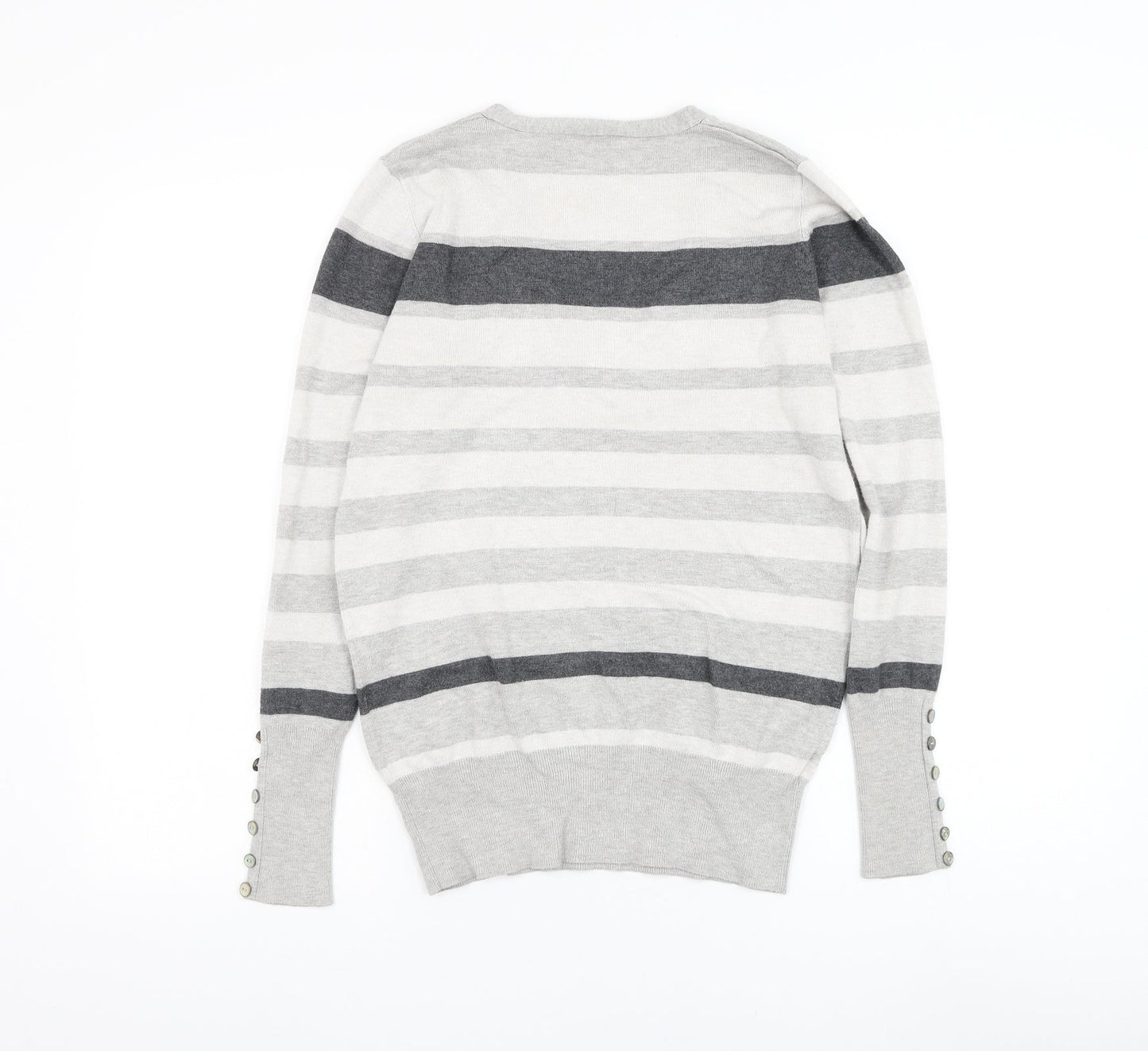 Womens UK Size 12 Papaya Grey Pullover Jumper