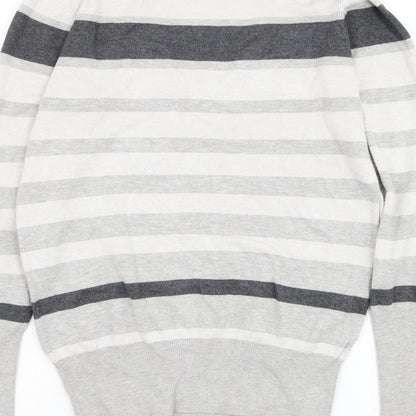 Womens UK Size 12 Papaya Grey Pullover Jumper