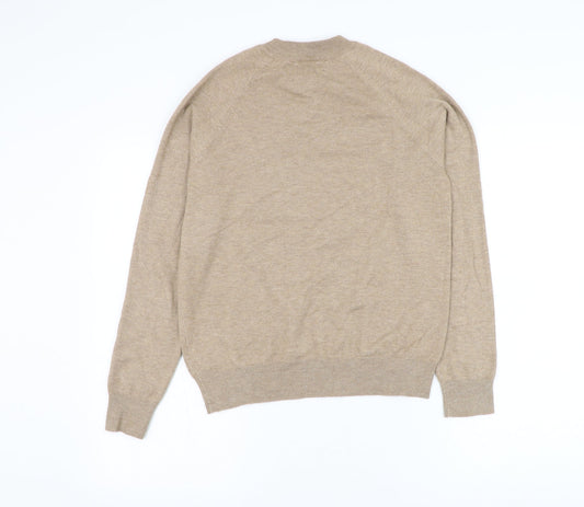 Primark Womens Brown Round Neck Polyester Pullover Jumper Size 10