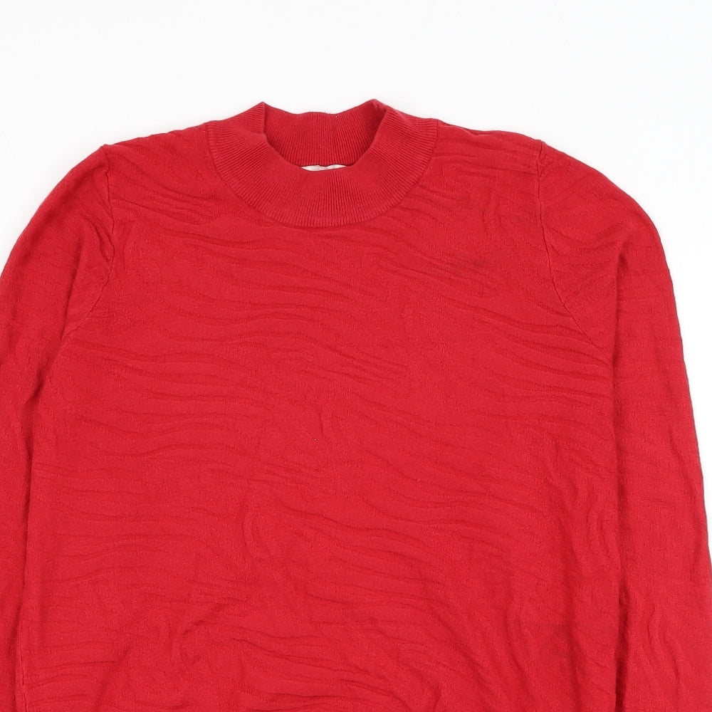 Womens UK Size 12 NEXT Red Pullover Jumper