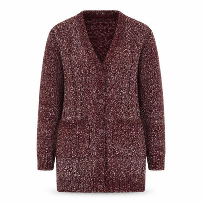 Womens UK Size XS House of Fraser Red Cardigan Jumper