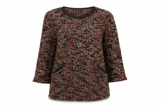 Womens UK Size 10 Isle Black Pullover Jumper
