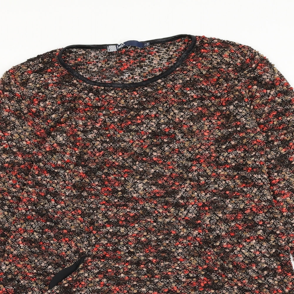 Womens UK Size 10 Isle Black Pullover Jumper