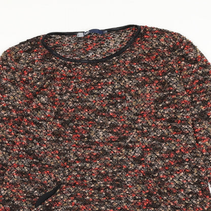 Womens UK Size 10 Isle Black Pullover Jumper