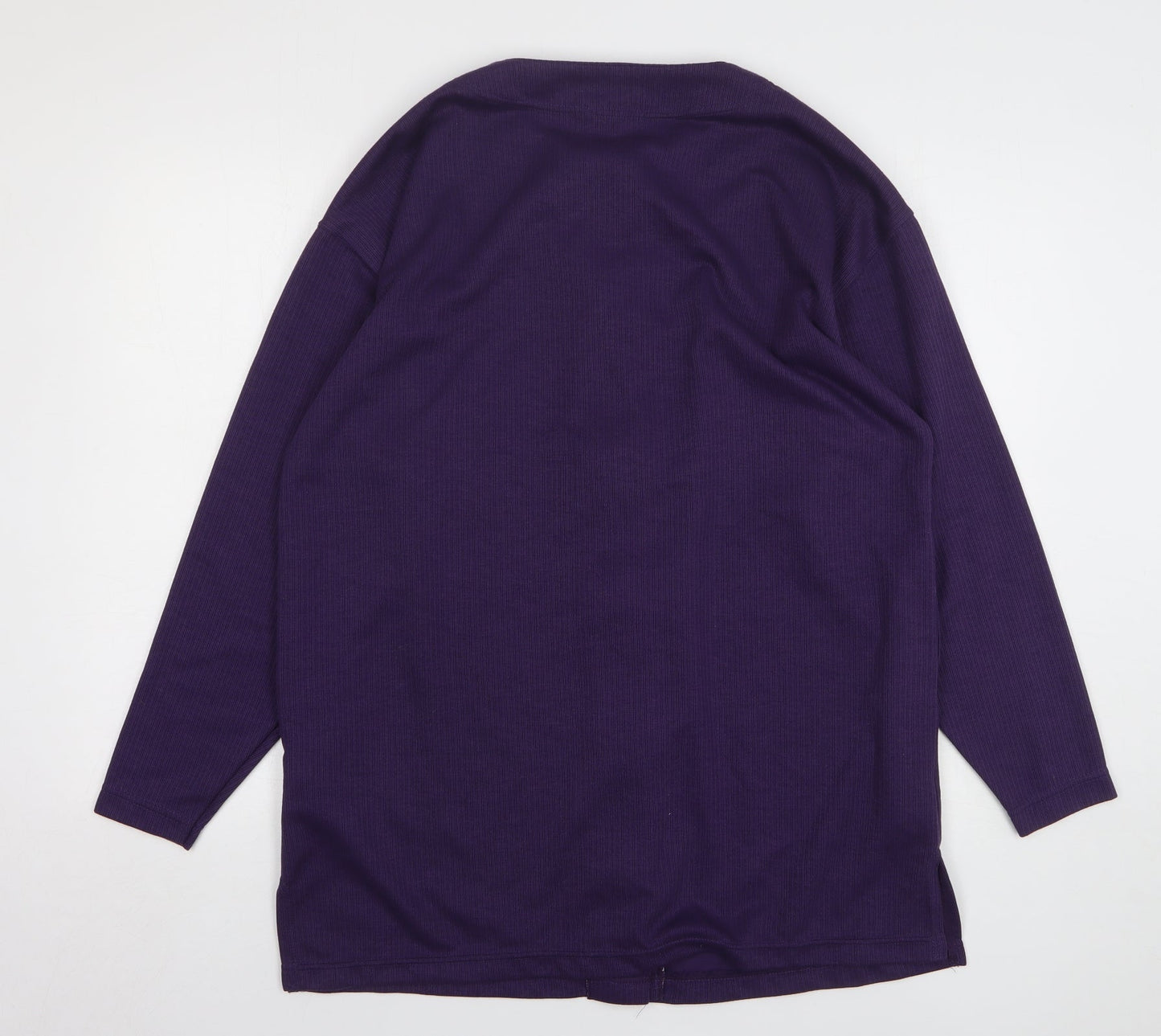 Womens UK Size M South Lodge Purple Cardigan Jumper