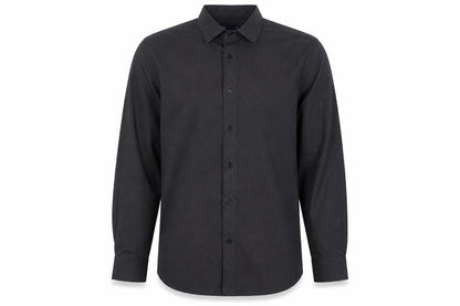 Mens UK Size L Target Grey  Button-Up Long Sleeve Casual Shirt