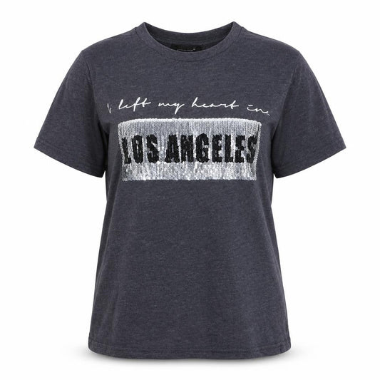 Womens UK Size 6 Atmosphere Grey Basic T-Shirt