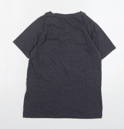 Womens UK Size 6 Atmosphere Grey Basic T-Shirt