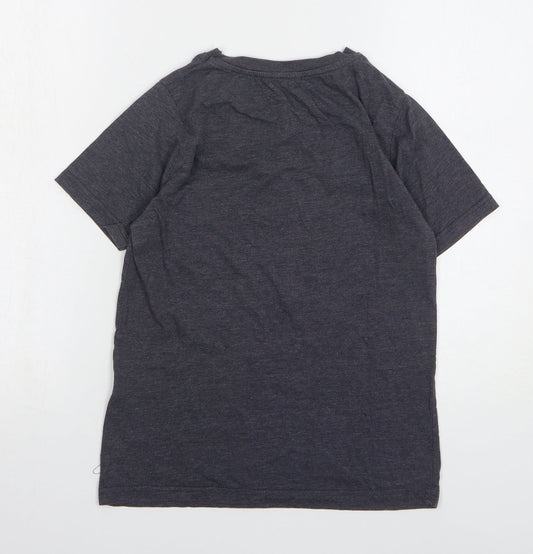 Womens UK Size 6 Atmosphere Grey Basic T-Shirt