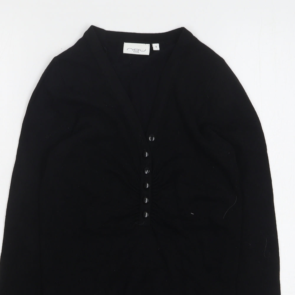 Womens UK Size 8 New Look Black Pullover Jumper