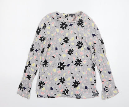 Womens UK Size 6 Warehouse Multicoloured Basic Blouse
