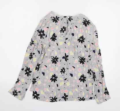Womens UK Size 6 Warehouse Multicoloured Basic Blouse