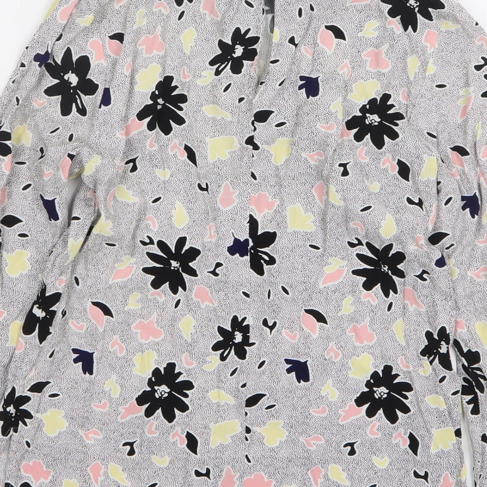 Womens UK Size 6 Warehouse Multicoloured Basic Blouse