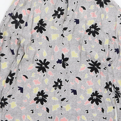 Womens UK Size 6 Warehouse Multicoloured Basic Blouse