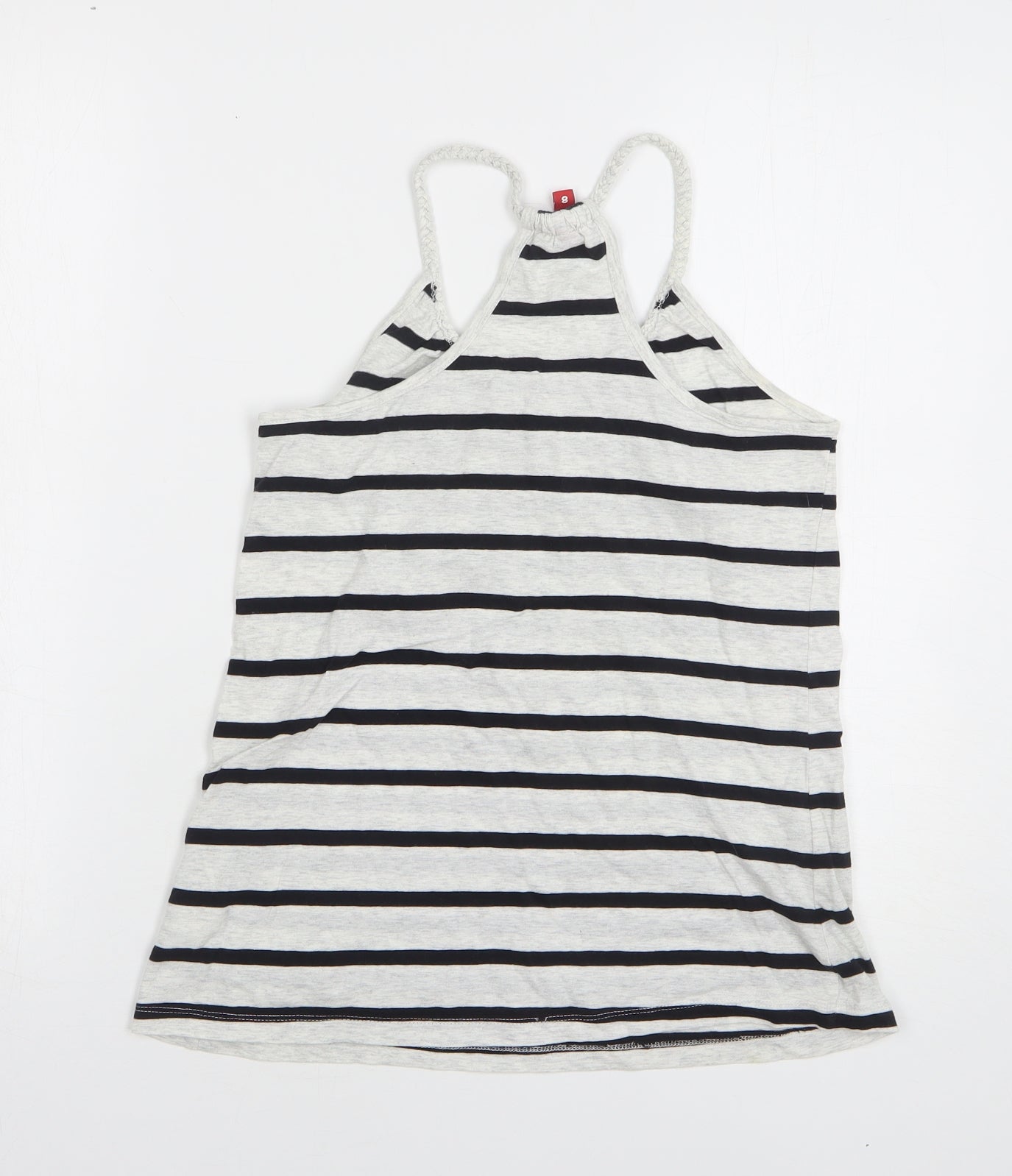 Womens UK Size 6 H&M Grey Basic Tank