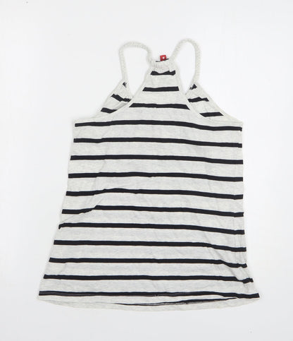 Womens UK Size 6 H&M Grey Basic Tank