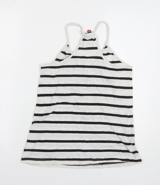 Womens UK Size 6 H&M Grey Basic Tank