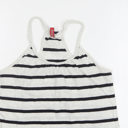 Womens UK Size 6 H&M Grey Basic Tank