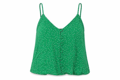 Womens UK Size 12 New Look Green Camisole Tank