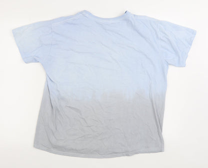 Mens UK Size M Boohoo Blue  T-Shirt