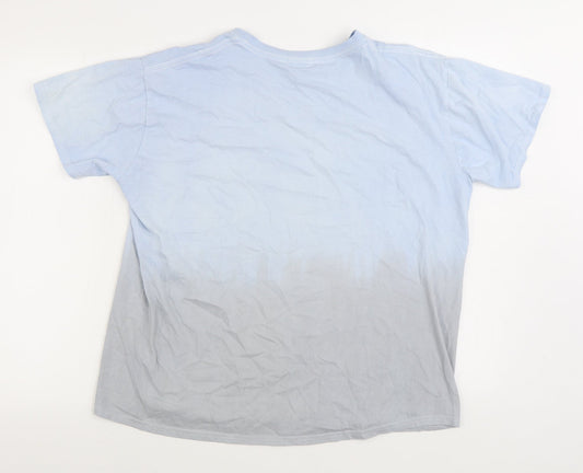 Mens UK Size M Boohoo Blue  T-Shirt