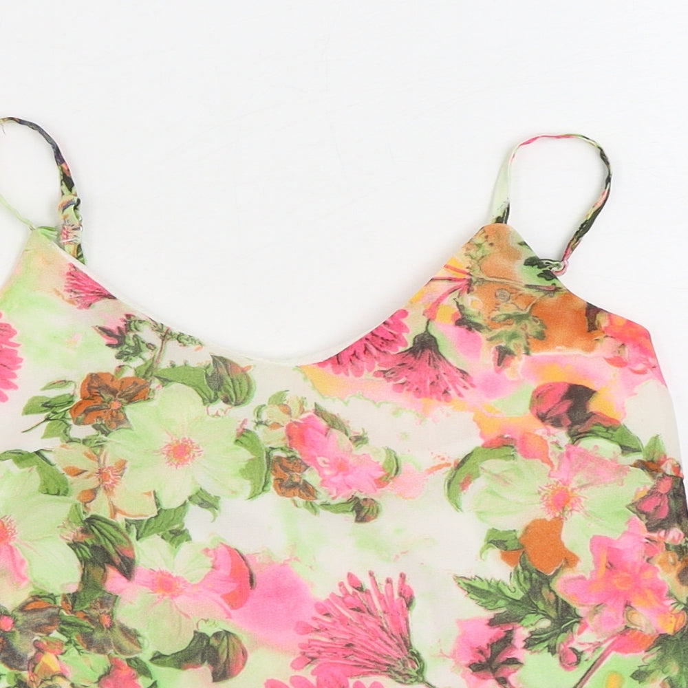 Womens UK Size 6 Quiz Multicoloured Camisole Tank