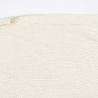 Womens UK Size M Preworn Beige Pullover Jumper