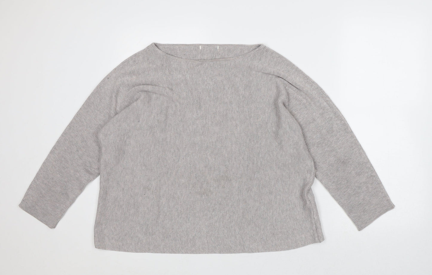 Womens UK Size M Preworn Grey Pullover Jumper