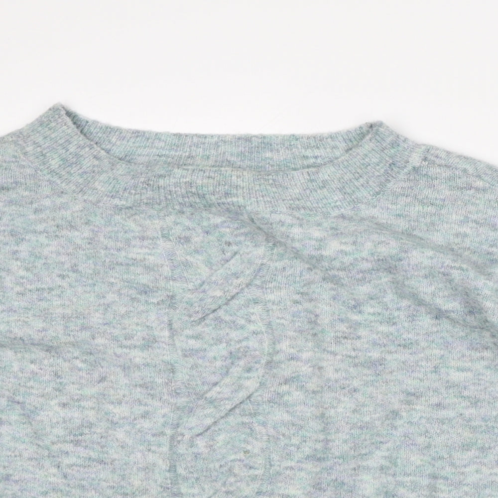 Womens UK Size 12 Marks and Spencer Blue Pullover Jumper