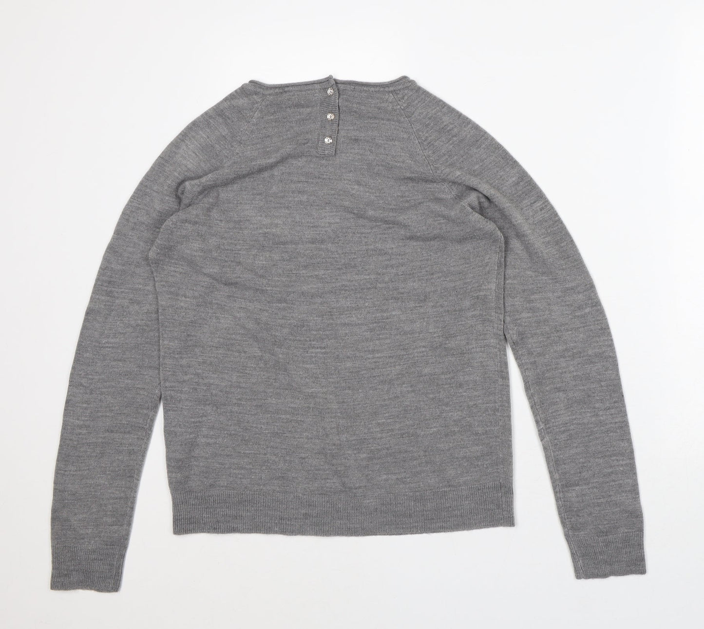 Womens UK Size 12 Atmosphere Grey Pullover Jumper