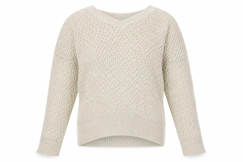 Womens UK Size M NEXT Beige Pullover Jumper