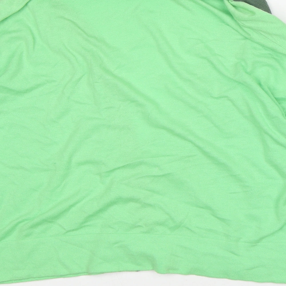 Womens UK Size 12 NEXT Green Wrap Jumper