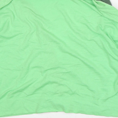 Womens UK Size 12 NEXT Green Wrap Jumper