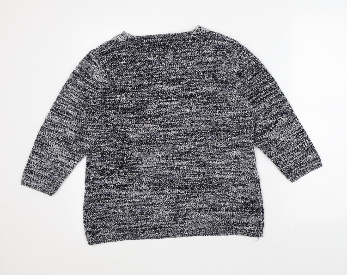 Womens UK Size M Bonmarché Grey Pullover Jumper