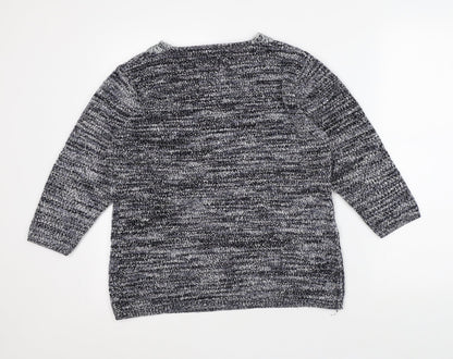 Womens UK Size M Bonmarché Grey Pullover Jumper