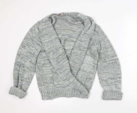 Womens UK Size 16 Profile Grey Pullover Jumper