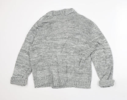 Womens UK Size 16 Profile Grey Pullover Jumper