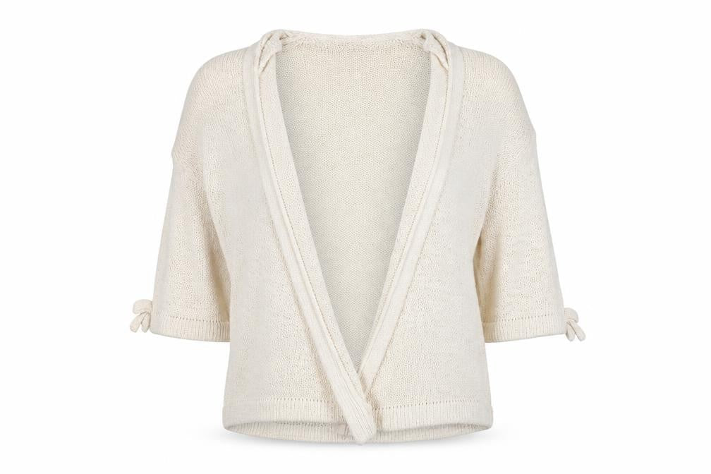 Womens UK Size L Papaya Beige Cardigan Jumper