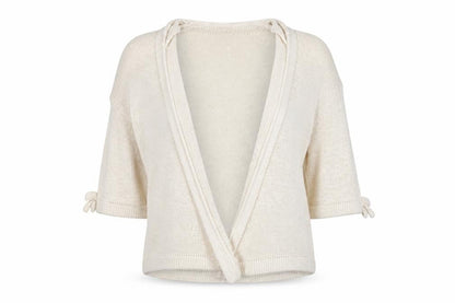 Womens UK Size L Papaya Beige Cardigan Jumper