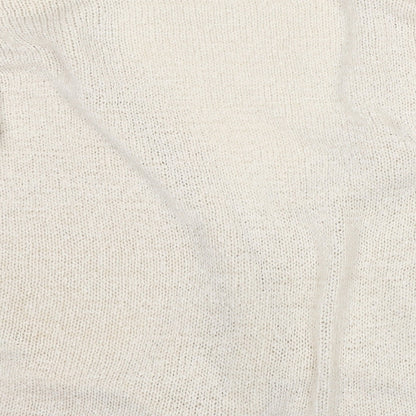 Womens UK Size L Papaya Beige Cardigan Jumper
