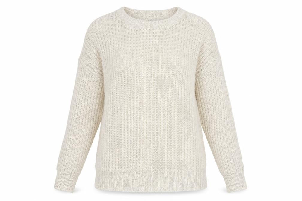 Womens UK Size 10 Atmosphere Beige Pullover Jumper