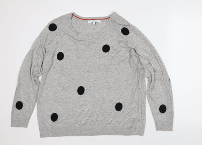Womens UK Size L NEXT Grey Pullover Jumper