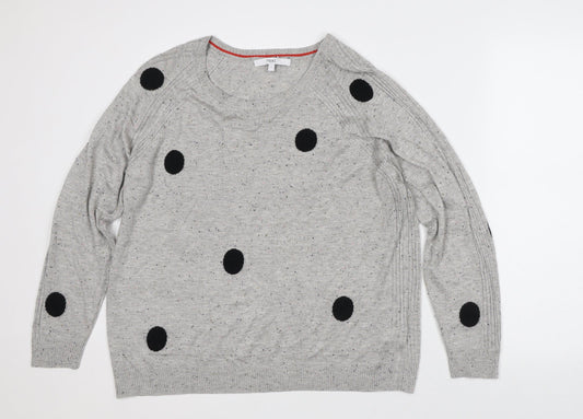 Womens UK Size L NEXT Grey Pullover Jumper