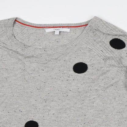 Womens UK Size L NEXT Grey Pullover Jumper