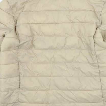 Primark Womens Beige Rain Coat Coat Size 4 Snap