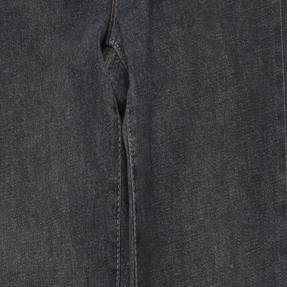 Zara Womens Grey Cotton Skinny Jeans Size 8 L30 in Regular