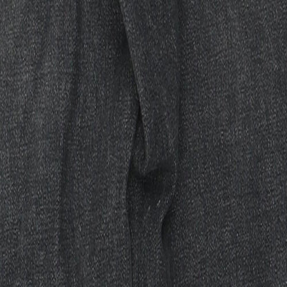 Zara Womens Grey Cotton Skinny Jeans Size 8 L30 in Regular