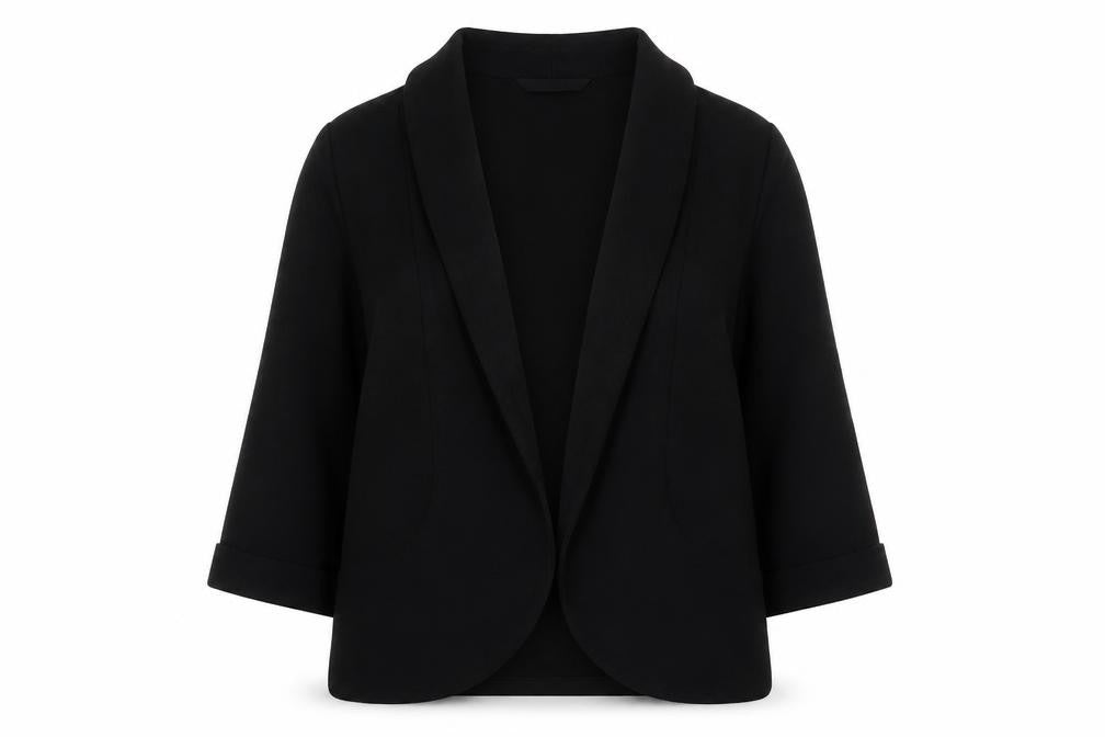 Womens UK Size 10 Marks and Spencer Black Cape Jumper