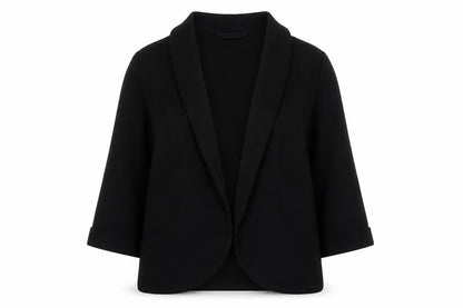 Womens UK Size 10 Marks and Spencer Black Cape Jumper
